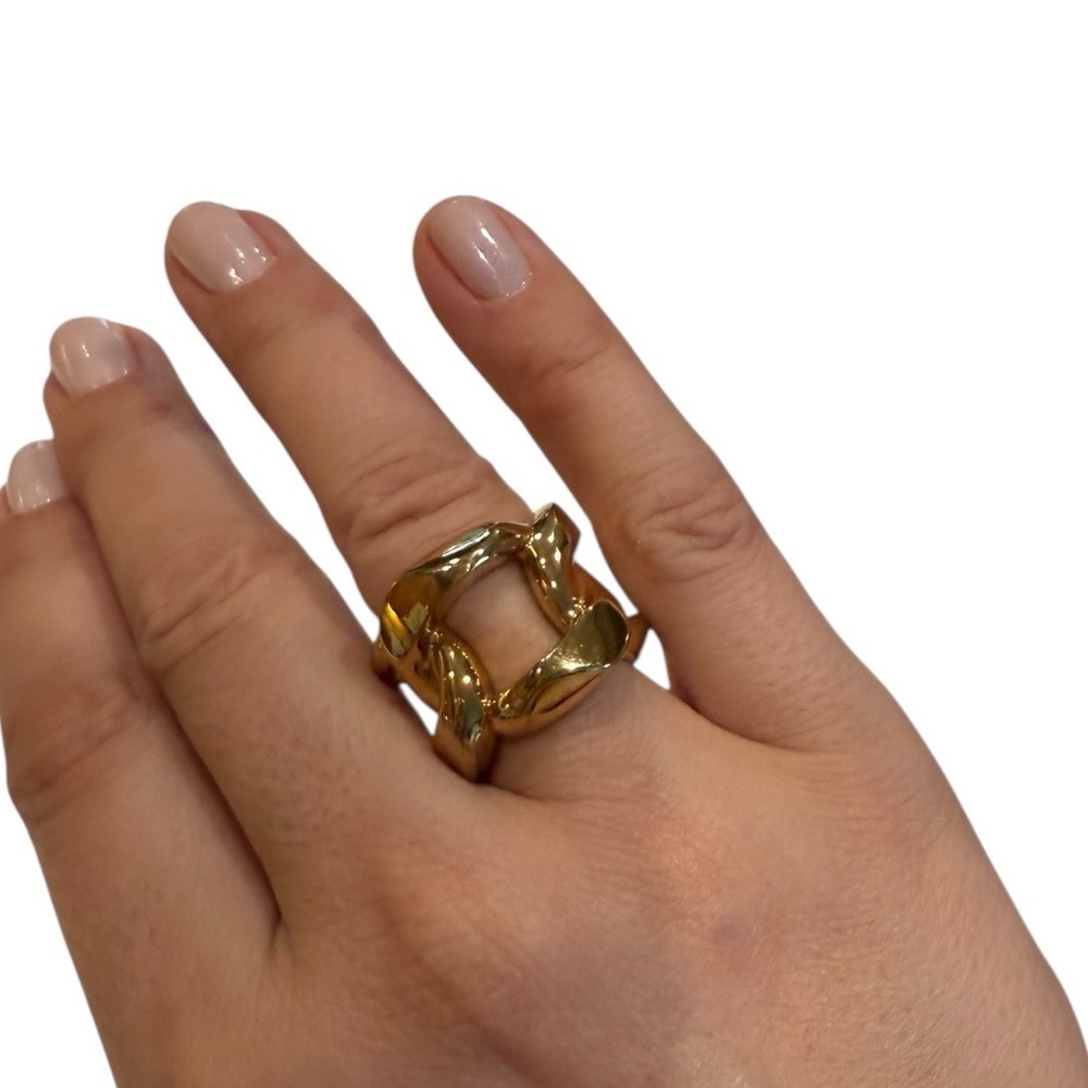 Michael Kors Gold Chain Ring - Picture 3 of 7